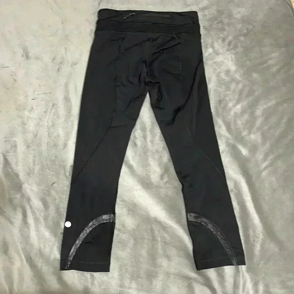 Lululemon Black Crop Leggings